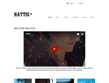 Tablet Screenshot of hattie.com.au